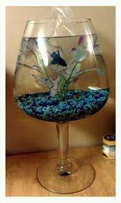 The knowledge of betta fish breeding can be gathered. Oversized Brandy Glass Betta Fish Bowl Betta Fish Betta Fish Tank Betta Fish Bowl