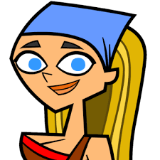 Lindsay laughs at the happy face drawn on the back of heather's head drawn by leshawna. Lindsay Total Drama Wiki Fandom
