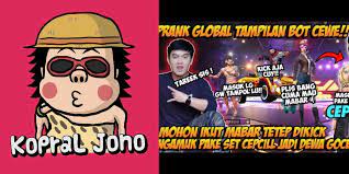 Tidak hanya bermain, sobat booyah pun bisa berbagai menonton konten. Menguak Profil Kopral Jono Youtuber Prank Di Game Free Fire