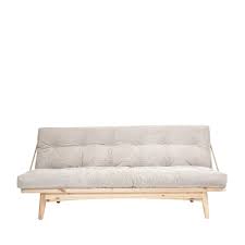 Vous allez craquer pour ce canapé places au look vraiment sympathique : Canape Convertible En Bois Naturel Et Velours Karup Design Folk Drawer