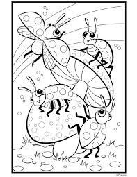 Not only is this adorable coloring page for print at happiness is homemade, but the blogger has a printable eating chart too, encouraging kids to eat their fruits and veggies! Color Our Free Lady Bug Coloring Page That S A Cute Bug Coloring Page For Kids Download The Printable Ladybug Coloring Page Coloring Pages Lion Coloring Pages