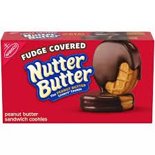 One 10.5 oz package of nutter butter peanut butter wafer cookies peanut butter cookies made with real peanut butter for a salty and sweet treat Buy Nutter Butter Fudge Dipped Peanut Butter Cookies 7 9oz Online In Turkey 54163116