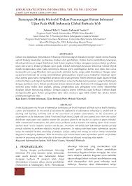 Soal uts analisis dan perancangan sistem informasi. Https Ejournal Bsi Ac Id Ejurnal Index Php Khatulistiwa Article Download 5736 3237