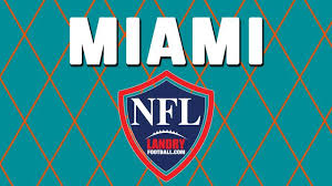 The nfl logo is pictured on a football at an event in the manhattan borough of new york city. Miami Dolphins Updated Depth Chart With Player Grades Chris Landry Football