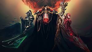 Fanart Based On Novel Overlord Written By Maruyama Kugane Characters Sorcerer King Ainz Ooal Gown Aka Momonga Albedo Shalltea Albedo Anime Anime Fanart