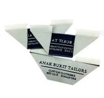 Sewing Tags Wholesale Custom Personalized Design Brand Name Mitre Fold Woven Labels