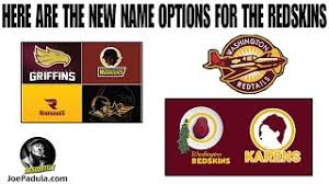 It pays homage to where the franchise started, as the redskins were originally known as the boston braves. Here Are The Washington Redskins New Name Options Youtube