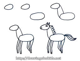 It's super easy art tutorial for beginners, only follow me step by step, if you need more time,. How To Draw A Horse For Kids Drawingsforkids Net