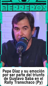 La emoción de @josepepediaz83 tras ganar el histórico Rally Transchaco en  la butaca derecha de @gussaba @sabacompeticion .