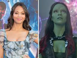 She is best known for playing anamaria in pirates of the caribbean: Guardians Of The Galaxy Zoe Saldana Makeup
