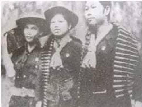 Nữ liệt sĩ Thanh niên xung phong Đoàn Thị Liên, do AI tạo