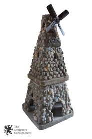 Stone River Rock Windmill Garden Art Sculpture Outdoor Yard Decor Quartz Putt Garden Windmills Windmill With Images Windmill Decor Garden Windmill Garden Art Sculptures
