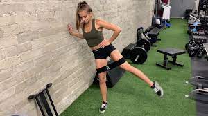 I always get a nice burn, and i think that it has helped me grow my glutes and strengthened my hip the only things that's gotten the same burn as the hip abduction machine in my adbuctors is. Band Standing Hip Abduction Youtube