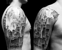 Check spelling or type a new query. 70 City Skyline Tattoo Designs For Men Downtown Ink Ideas