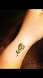 Yellow Rose Tattoo For My Granny Yellow Rose Tattoos Small Rose Tattoo Rose Tattoo