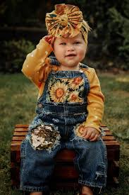 Sunflower Overalls For Baby Trendy Baby Girl Clothes Cute Baby Clothes Baby Girl Clothes