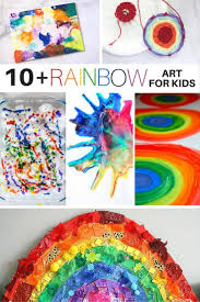 Rainbow Art For Kids 10 Awesome Rainbow Art Projects For Kids Including Rainbow Process Art Rainbow Scienc Art Activities For Kids Rainbow Art Art For Kids