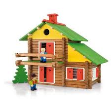 Jeujura Mon Chalet En Bois 175 Pieces Houten Houten Plaat Woody