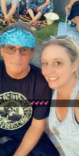 Cheri and me with Dave Matthew's at the gorge