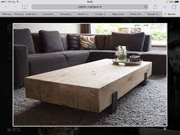 massief houten salontafel koffietafel diy rustieke salontafels woonkamertafels