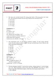 Soal Tes Cpns Dan Kunci Jawaban Research Papers Academia Edu