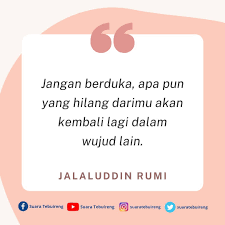 Tetaplah di rumah jangan keluar. Kata Kata Jalaludin Rumi Tentang Istri Durhaka Celoteh Bijak