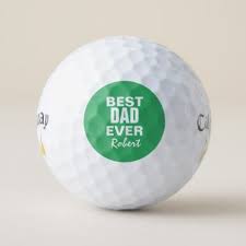 The calendar says wtf golf balls. Personalized Best Dad Typography Golf Balls Zazzle Com Golf Humor Golf Ball Golf