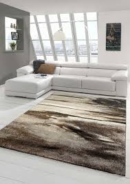 Gratis versand + kurze lieferzeit + kostenlose rückgabe + kostenloser kundenservice. Designer Teppich Wohnzimmerteppich Kurzflor Teppich Natur Optik Braun Grau Von Carpetia De Teppich Traum