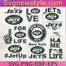 Download New York Jets Svg Dxf Png New York Jets Svg Bundle Nfl Svg Clipart Cricut Cut File Svg New Style