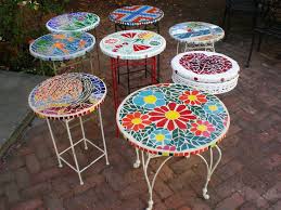 Jane Loveall Studio Mosaics Mosaic Outdoor Table Mosaic Table Mosaic Crafts