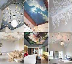 Für das rustikale design ist eine holzdecke typisch. 10 Stylische Tapeten Inspirationen Fur Die Zimmerdecken Nettetipps De