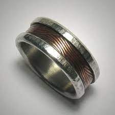 Rustic Mens Ring Mens Wedding Band Promise Ring Hammered Ring Etsy Rings Mens Wedding Bands Mens Wedding Bands Mens Wedding Bands Hammered