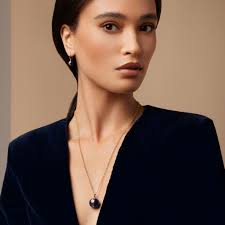 Terra Nova Green Enamel and Diamond Necklace