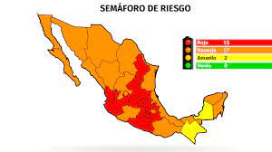 26 de febrero de 2021 3:59 p. Mexico Se Queda Sin Estados En Semaforo Verde Por Covid