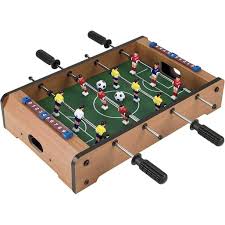 It is safe for you with family to take a tea break and having the excitement of foosball at the same time. Tabletop Foosball Table Portable Mini Table Football Soccer By Hey Play Walmart Com Walmart Com
