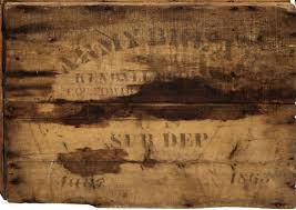 Kendall Bros & Co hardtack box