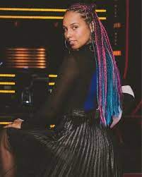 Alicia Keys Returning As Coach For The Voice Season 14 With Adam Levine Blake Shelton And Kelly Clarkson Ali Alicia Keys Braids Hair Styles Alicia Keys Style