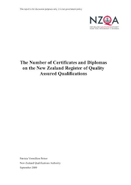 Maybe you would like to learn more about one of these? The Number Of Certificates And Diplomas On The New Nzqa