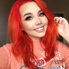 Sunset Orange Porange Poison Cosmic Sunshine Hailiebarber Annnnnd That S What Ya Get When Ya Fox Hair Dye Hair Color Orange Arctic Fox Hair Dye