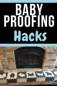 Whitewash finish will conceal any imperfections. Baby Proofing Fireplace More Easy Hearth Padding Oh Baby Love