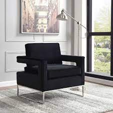 Cozy up spaces while giving it an instant refresh. Noah Black Chair 510 Meridian Furniture Chairs Velvet Accent Chair Accent Chairs Meridian Furniture