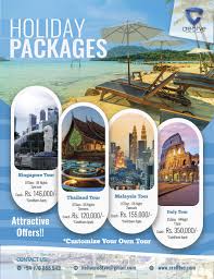 Flyer Design Holiday Packages In 2020 Thailand Tours Singapore Tour Malaysia Tour
