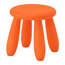 Mammut Children S Stool Indoor Outdoor Orange Ikea Kids Stool Ikea Childrens Furniture