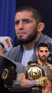 Islam Makhachev responds to Ilia Topuria's criticism of his #UFC322 title  win. "I am ready. Who is going to be next? Let's do this. I will make it  easy."