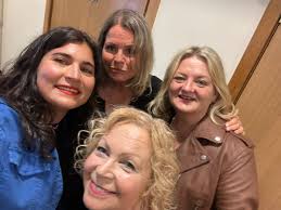 Fantastic evening yesterday. The choir sang in a fundraising concert &  afterwards, there were shenanigans. Huge laughs with these lovely legends  who are all such an inspiration. We actually manifested Moet with