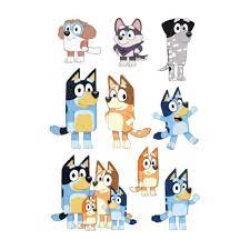 Bluey matching & spot the difference game play! Bluey Character Sheet Assorted Icing Images Kids Themed Party Supplies Character Parties Australia