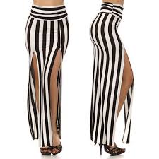 Black And White Vertical Striped Skirt Outfit Pin Em My Style