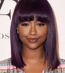 This ultra versatile hue can suit both warm and cool skin tones, depending on whether your lean for a pinkish purple like magenta or a cool violet that's full of blue undertones. 35 Hottest Hair Color Trends For Dark Skinned Women Pouted Com