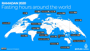 Kuala lumpur malaysia is located at 6973.56 km north west to mecca. Ramadan 2020 Fasting Hours Around The World Infographic News Al Jazeera