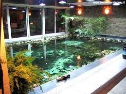 Inspirations Modern Indoor Fish Pond Design To Decoration Your Home Modern Indoor Koi Fish Pond Designs Ideas Indoor Pond Koi Pond Pond Design